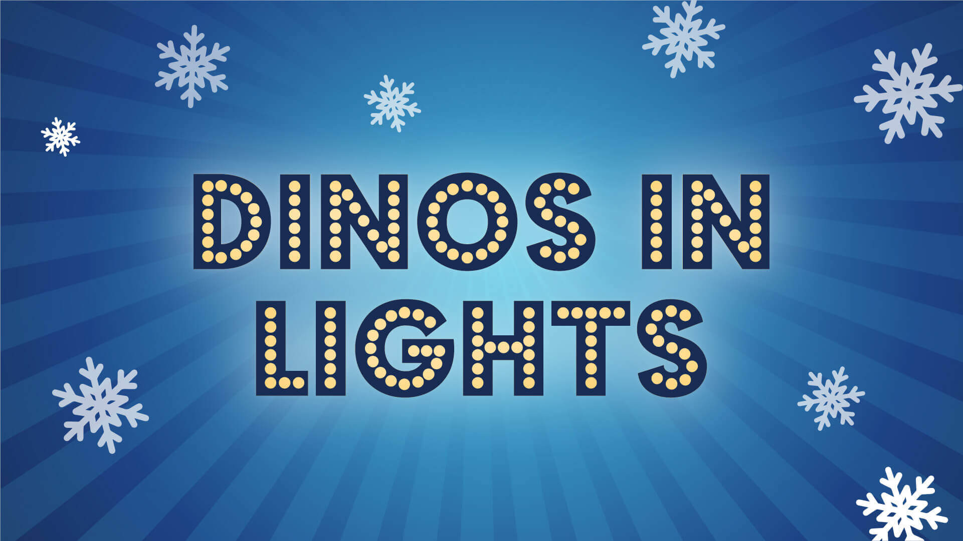 Dinos in lights flyer