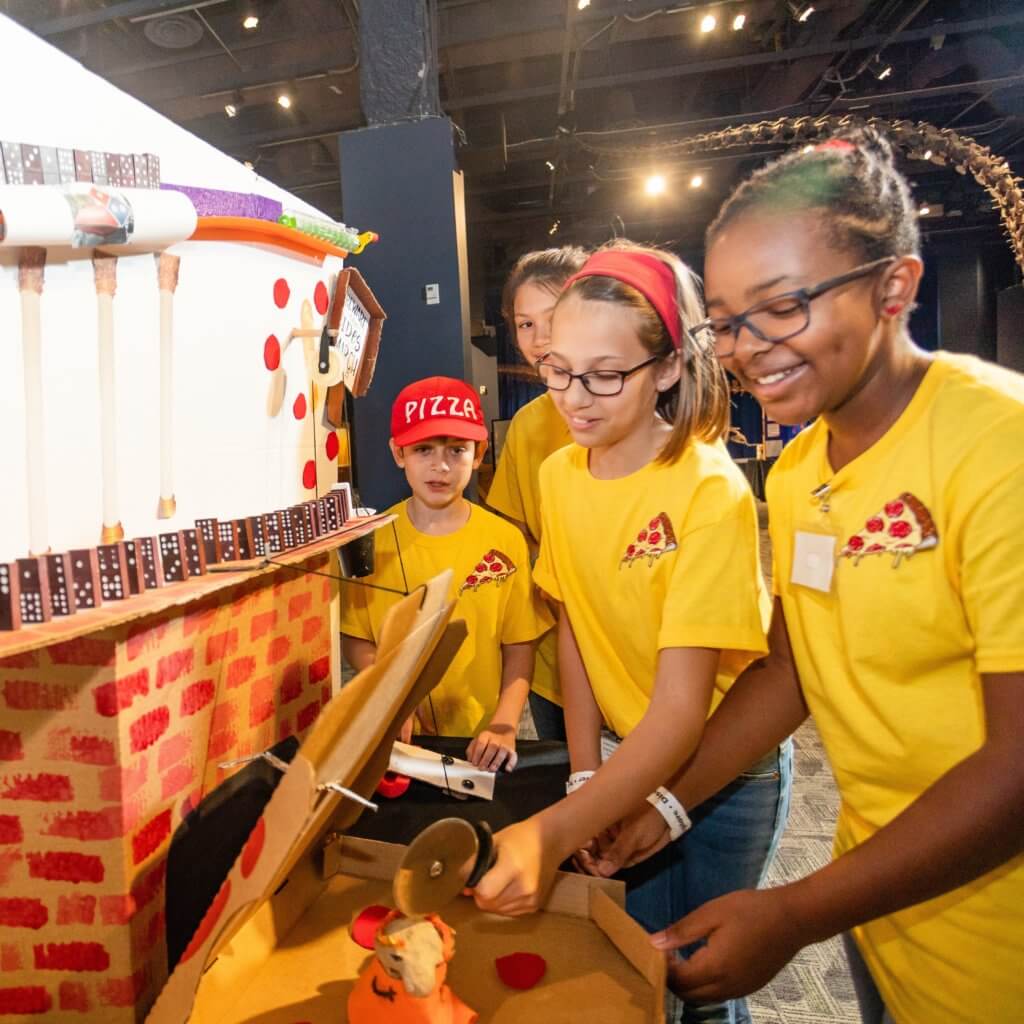 A team shows science project