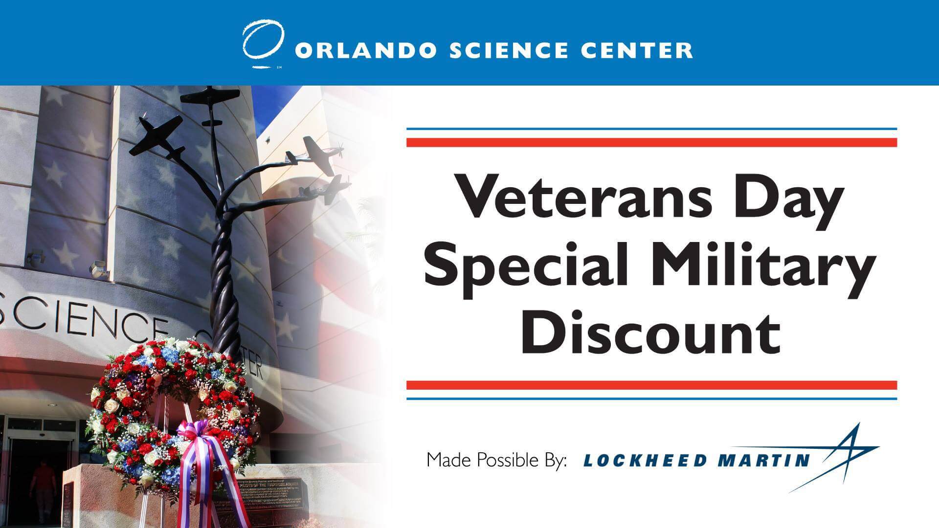 Veterans Day Special Military Discount flyer