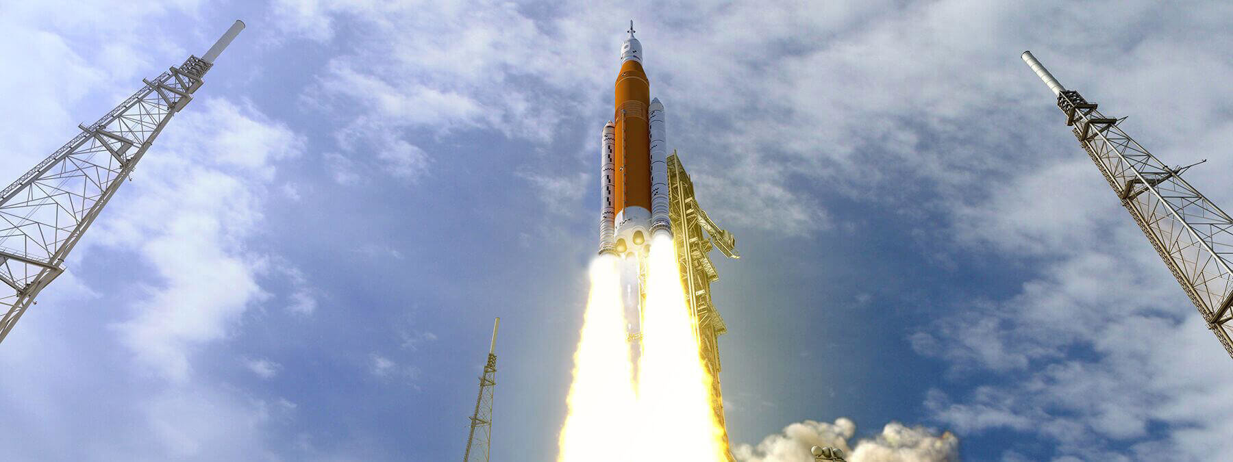 NASA STS rocket launch
