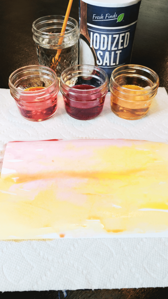 Begin your saltwater painting project by beginning to paint