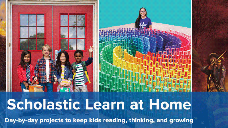 Image of Scholastic website Image of Scholastic website