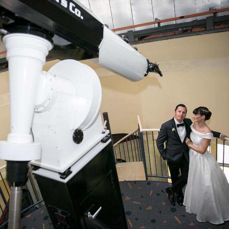 Best Wedding Portrait Backdrops in Orlando - telescope