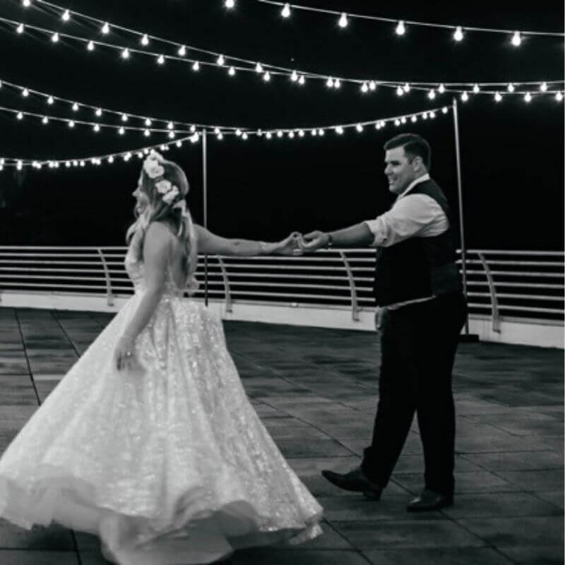 best wedding portrait backdrops in Orlando terrace