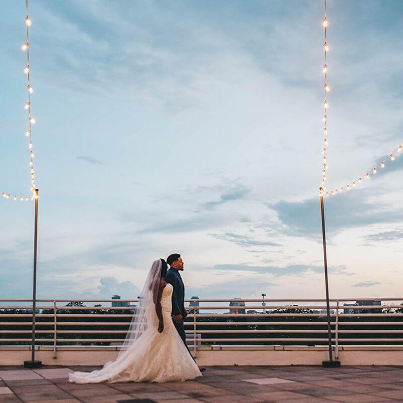 best wedding portrait backdrops in Orlando outdoor venue