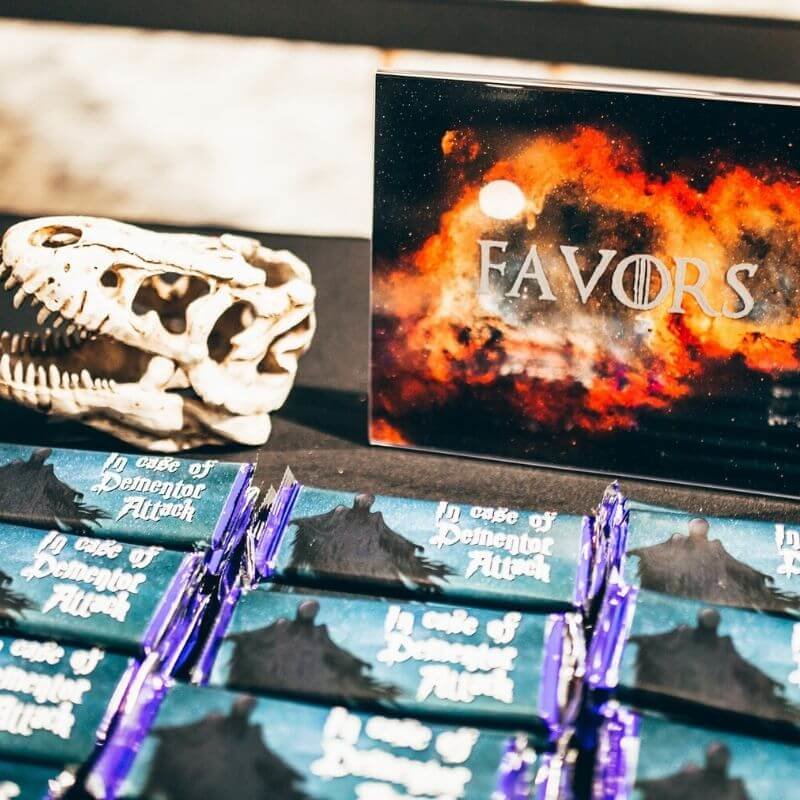 Harry Potter Wedding Details- wedding favors