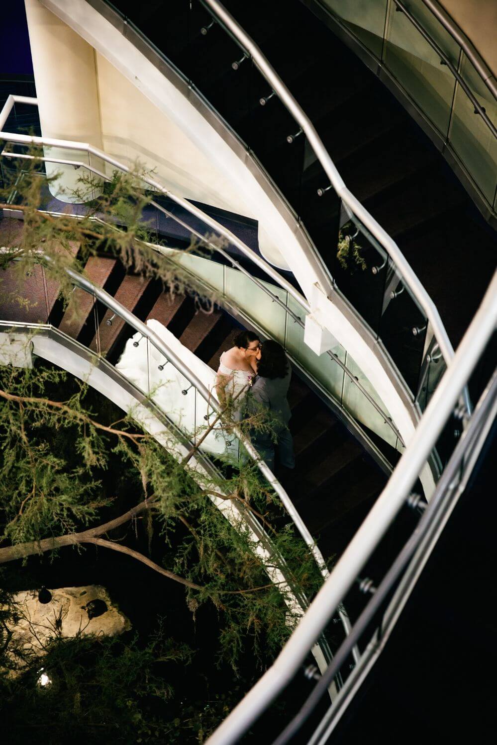 best wedding portrait backdrops in Orlando spiral staicase