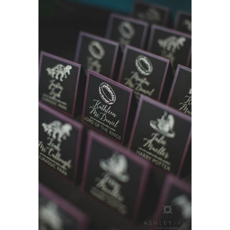 wedding tables numbers