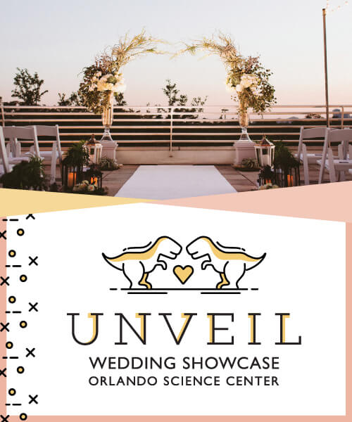 A graphic that reads Unveil Wedding Showcase