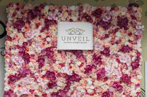 pink, white, and red flower wall