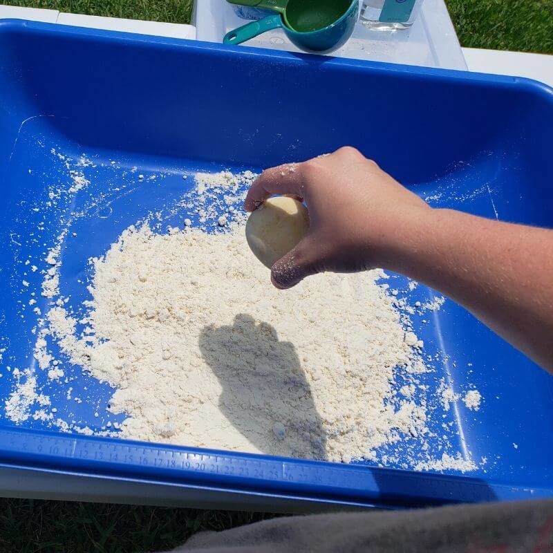 Experiment with your DIY moon sand