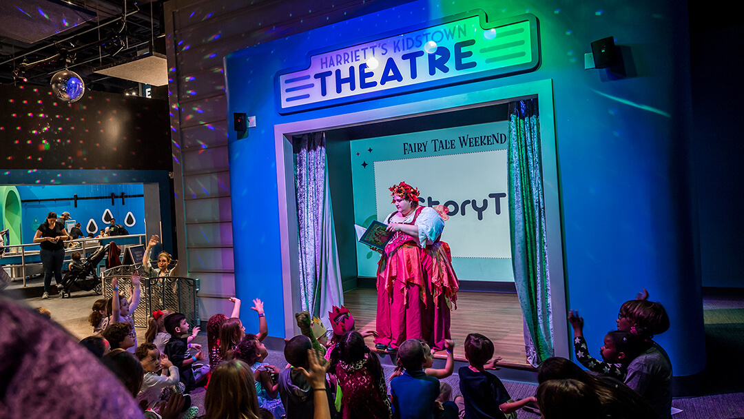 Orlando Science Center Story Time in KidsTown Theatre