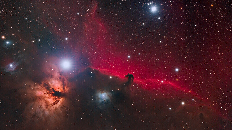 The Horsehead and Flame Nebula – Chiefland