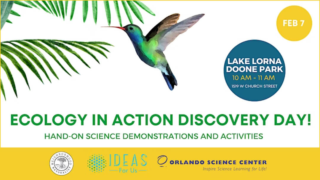 Discovery Day Event: Ecology in Action - Hands-on Science Demonstrations and Activities; Lake Lorna Doone Park