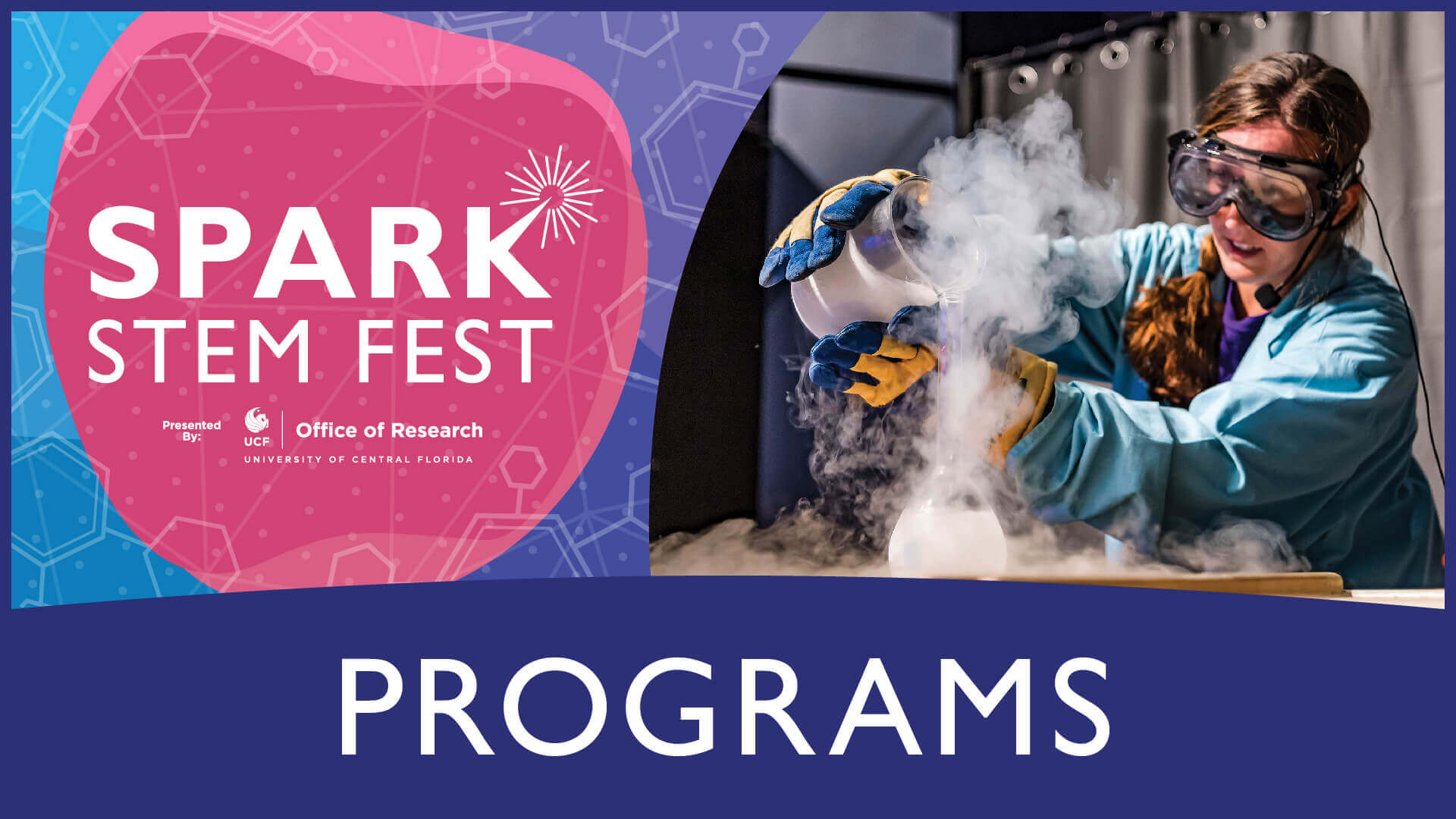 Programs: Spark STEM Fest – Presented by UCF, Office of Research