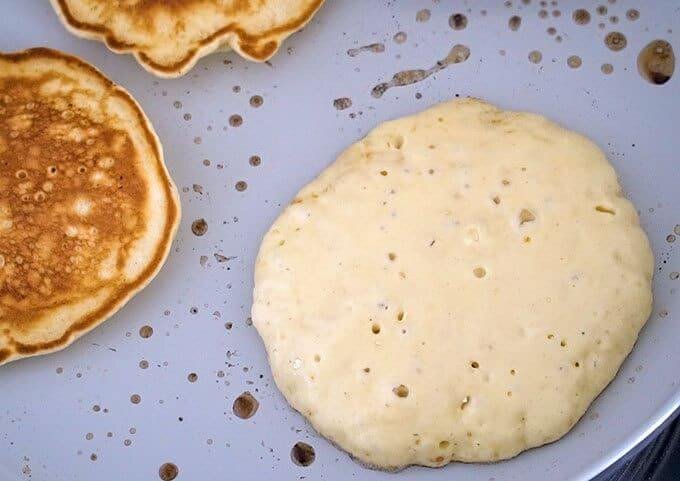 Pancake Batter Bubbling