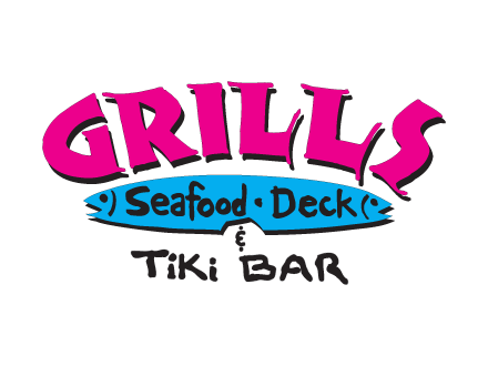 Grills Seafood Deck Tiki Bar Logo