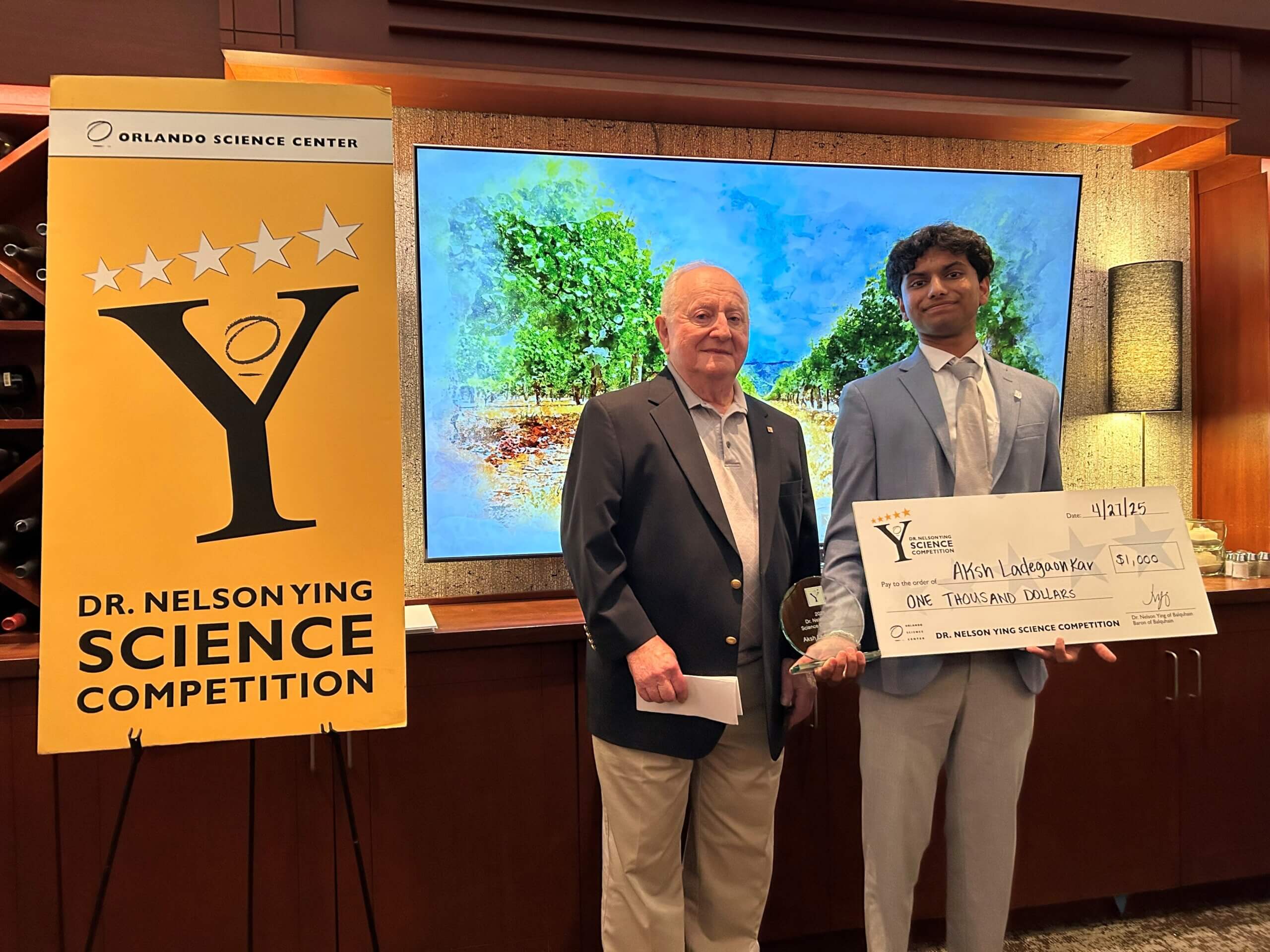 Aksh Ladegaonkar OSC Ying Runner Up