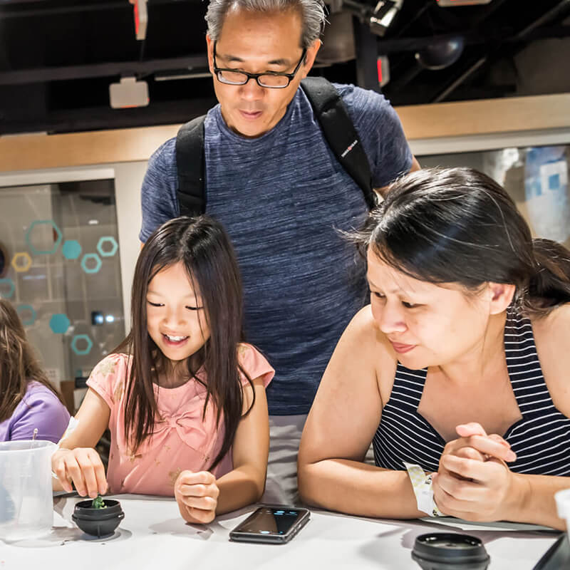 OSC_GiftMembership_800x800 Guests enjoying maker activities in The Hive: A Makerspace.