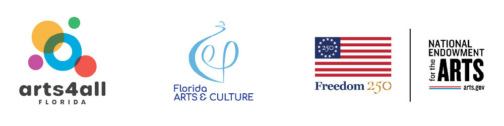 Arts4ALL Florida, Florida Arts & Culture, and National Endowment for the Arts Logos