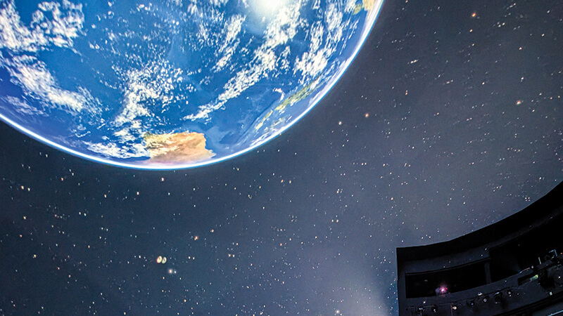 Planetarium show content in The Dome by Dr. Phillips Charities.