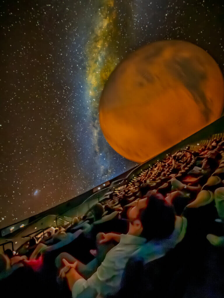 Planetarium show in The Dome.