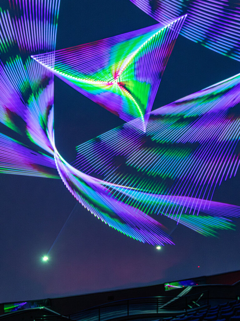 CosmicConcerts_Webpage_1080x1440B Cosmic Concerts laser light shows in The Dome at Orlando Science Center.