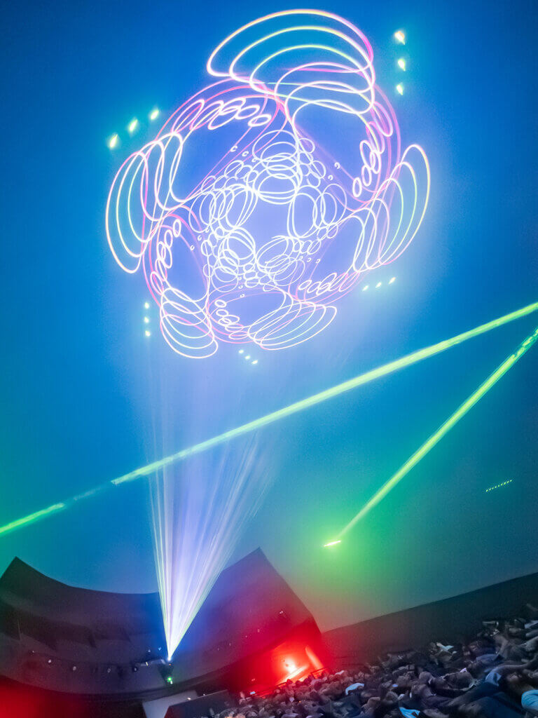 CosmicConcerts_Webpage_1080x1440C Cosmic Concerts laser light shows in The Dome at Orlando Science Center.